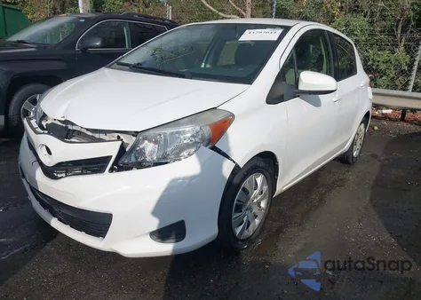 2014 Toyota Yaris L (Tmc/Cbu Plant) z USA, uszkodzony, nr VIN JTDKTUD30ED591104